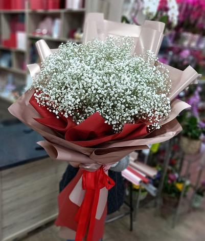 Букет цветов из: Гипсофила в Келермесской