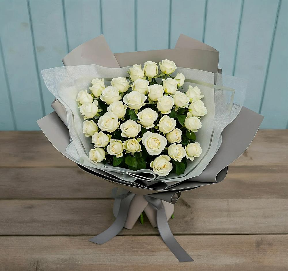 Букет Белоснежная нежность в Келермесской