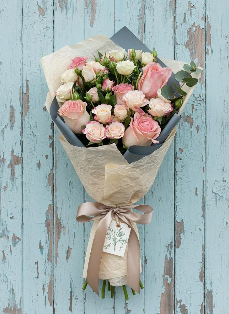 Букет цветов из: Розы в Келермесской