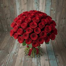 Букет 55 Красных роз Фридом #REPLACE_PRED# Келермесской