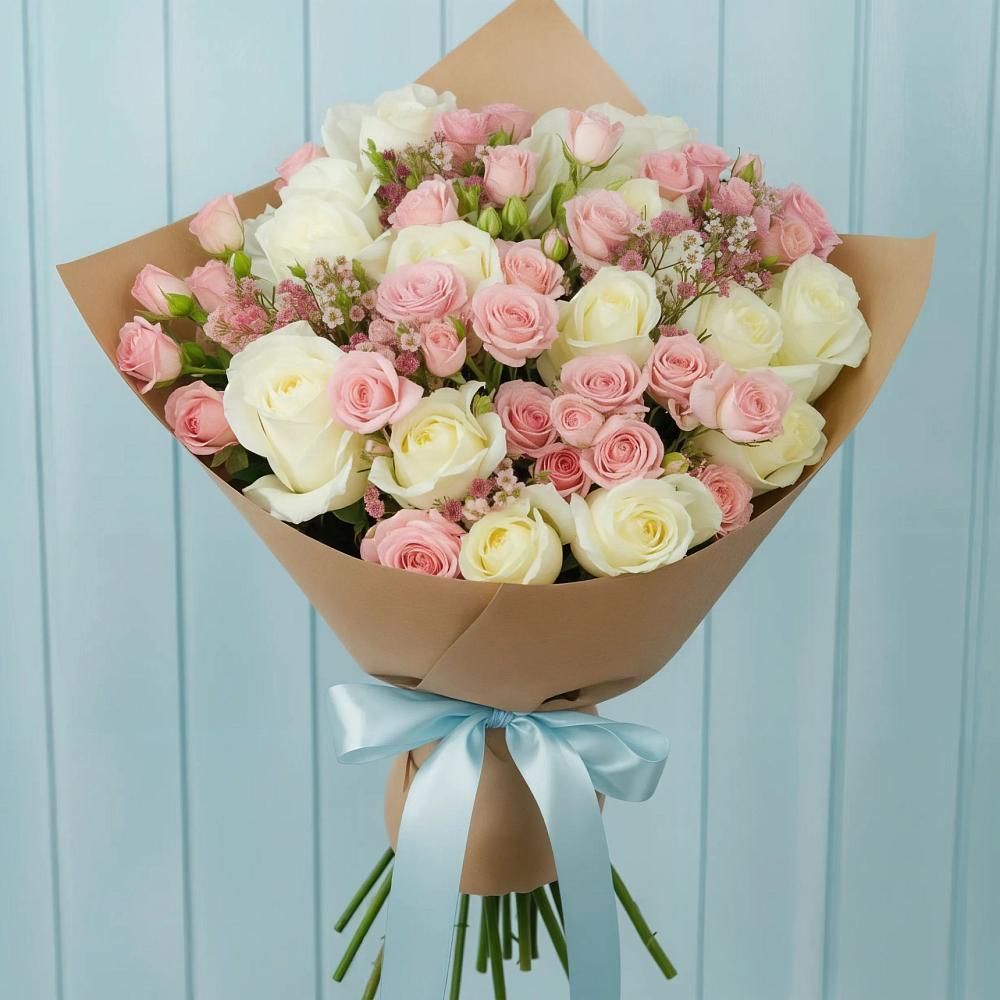 Букет цветов из: Розы в Келермесской