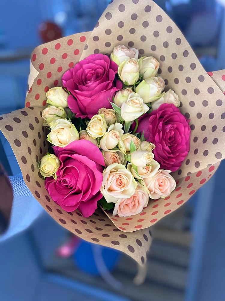 Букет цветов из: Розы в Келермесской