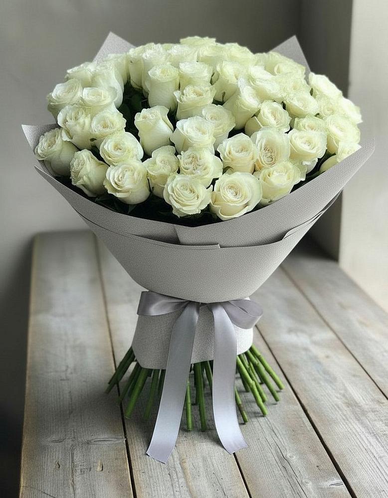 Букет 35 Белых роз в Келермесской