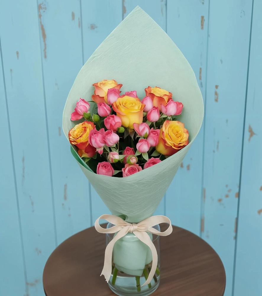 Букет цветов из: Розы в Келермесской