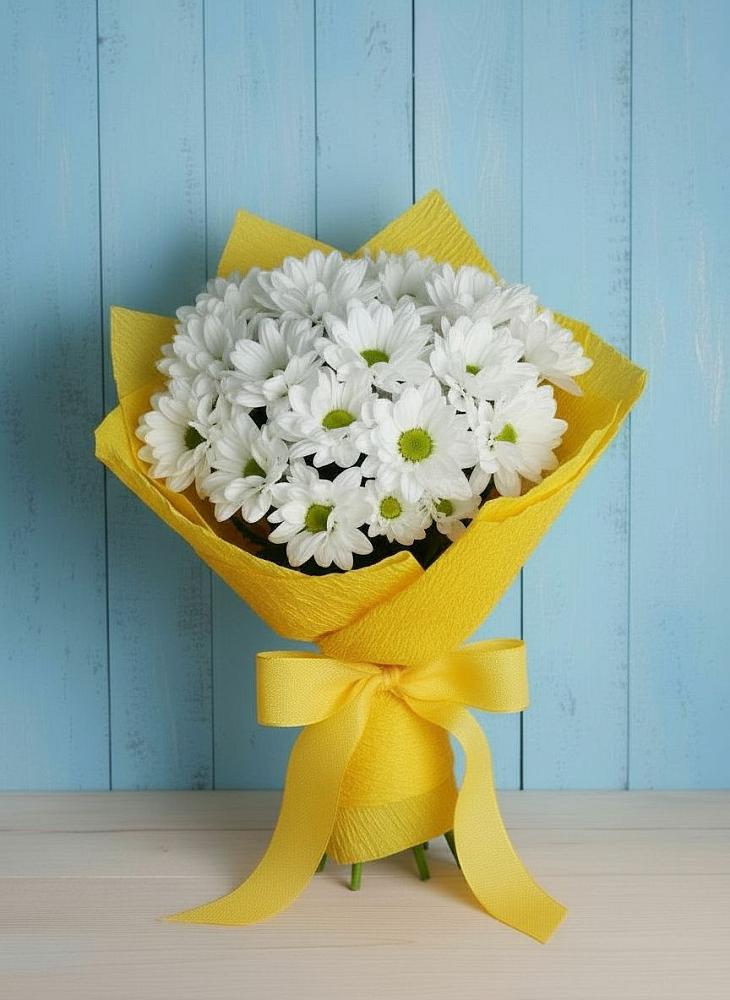 Букет цветов из: Хризантемы в Келермесской