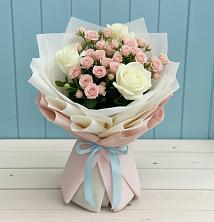 Букет цветов из:  Розы в Келермесской