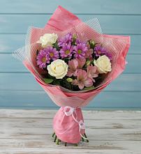 Букет цветов из:  Герберы в Келермесской