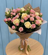 Букет цветов из:  Розы в Келермесской
