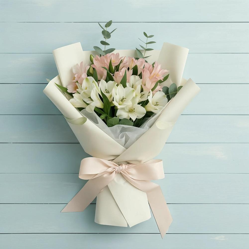 Букет цветов из: Альстромерии в Келермесской